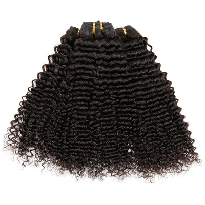 ZSF Hair Grade 10A Vigin Hair Kinky Curly 1Bundle 100% Unprocessed Human Hair Weave Extensions