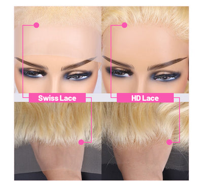 ZSF 8A Grade Russian Blonde HD Lace Frontal Straight Human Hair  1piece