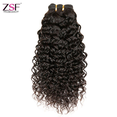 Grade 7A Virgin Hair Jerry Curl 100% Unprocessed Human Hair Weave 1Bundle Natural Black