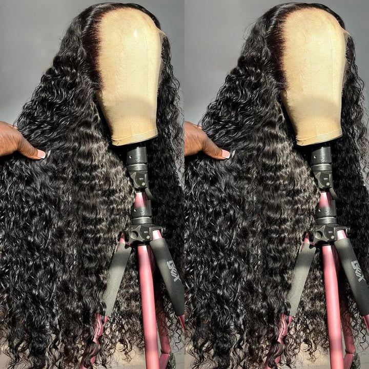 ジェネラスチャーガール フィギュリン ZSF Burmese Curly 13*6 HD Full Lace Frontal Wigs Vigin Human Lace
