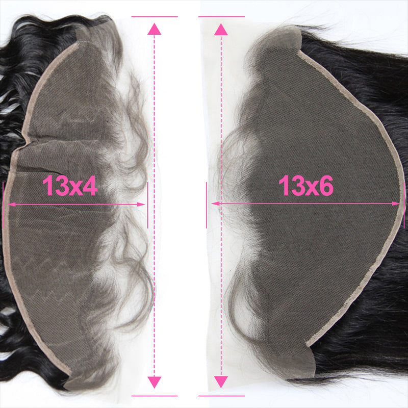 ZSF Hair 7A Grade Lace Frontal Loose Wave 13x4/13*6 Free Part 1piece Natural Black
