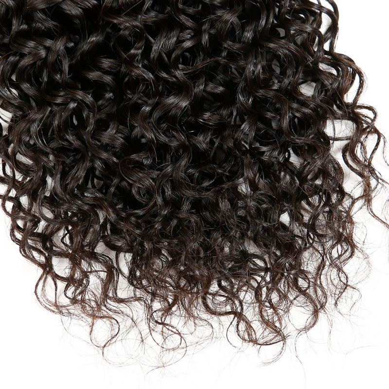 Grade 7A Virgin Hair Jerry Curly 100% Unprocessed Human Hair Weave 1Bundle Natural Black