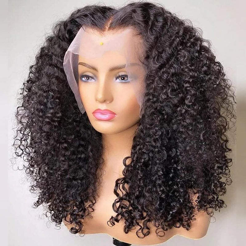 ZSF Hair Bob Lace Wig Brazilian Jerry Curly Virgin Hair Unprocessed Human Hair 1Piece Short Curly Wigs