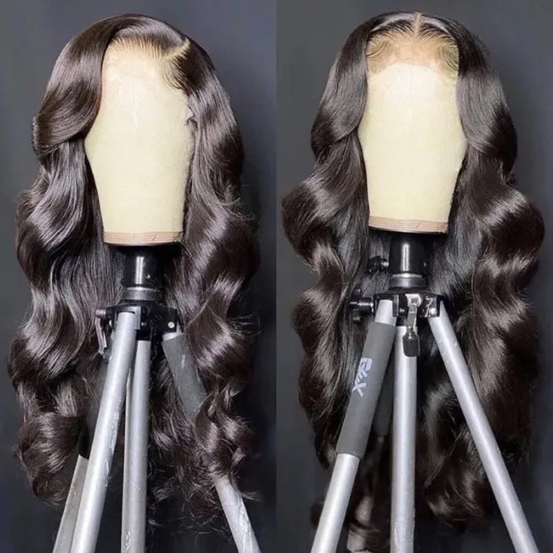 ZSF Body Wave Invisible 13*6 HD Lace Frontal Wig Real Human Hair Natural Hairline