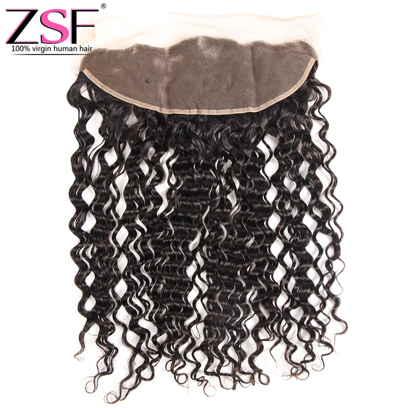 ZSF Hair 13x4/13*6 HD Lace Frontal Water Wave  Free Part 1piece