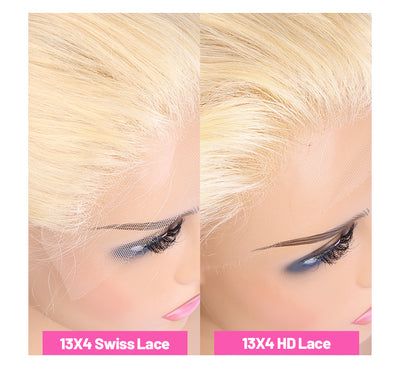 ZSF 8A Grade Russian Blonde HD Lace Frontal Straight Human Hair  1piece
